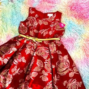 Red rose dress